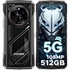 DOOGEE V40 Telephone Portable Incassable 5G, 32GB RAM+512GB ROM(TF 2TB) Smartphone Incassable Android 14 avec 120Hz 6,78" FHD+ Écran, 4nm D7300/ AI 108MP/WiFi 6E/BT 5,4/NFC/3 Fente de Carte, Argent