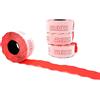 Alevar 26x16 Blister 10 Rotoli Etichette per Prezzatrice, Rosso Fluo Permanente, 800 Etichette per Rotolo, Totale 8.000 Etichette