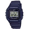 Casio Orologio da uomo W-218H-1AVCF classico con display digitale al quarzo nero, Blu, misura unica, Digitale