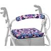Dngkaoje Set di 2 coprischienali per deambulatori e deambulatori hippie Lotus, colore viola, con accessori per deambulatori e deambulatori, per anziani, lavabile, antipolvere, leggero