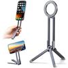 Itramax Treppiede Magnetico per Telefono,Mini Treppiede Smartphone Pieghevole Regolabile e Portatile da Tavolo per MagSafe iPhone 17 16 15 14 13 12,Samsung Galaxy S25,Google Pixel,Video,Viaggio,Grigio
