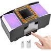 S SUNSBELL Macchina automatica Shuffler di carte, 2 carte di miscelazione elettronica, gioco a ponte della macchina Shuffler della carta, USB+batteria elettrica Shuffler di carte da gioco automatico del poker