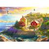 Wonder Forge Goat Hill Lighthouse - Puzzle da 1000 pezzi per adulti, pezzi unici e perfettamente aderenti, immagini divertenti e vivaci, esclusiva Amazon