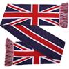Euroscarves UK Union Jack - Sciarpa a maglia, rosso, bianco, blu., Taglia unica