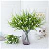 Wennala 6 Mazzi di Fiori Artificiali di Gipsofila,Fiori Finti da Esterno Per Feste di Nozze, Ghirlande Fai da te, Composizioni Floreali, Decorazioni Per La Casa (Bianco)