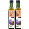 Fior di Loto Olio Semi Lino Biologico 2x250 ml