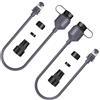 XLTTYWL® Adattatore Ethernet RJ45 per Starlink Gen 3 & Mini (2 Pezzi)