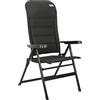 HOMECALL 3D Mesh Cover - XXL Oversize Recliner with 5 Adjustable Position Armrest Garden Chair Aluminium Caravan Folding Chair