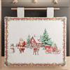 PETTI Artigiani Italiani - Copriforno Natalizio per Cucina, Copri Forno 40x50 cm, Copriforno Santas Land, 100% Made in Itay