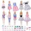 YITULOU 42 Pezzi Abbigliamento e Accessori Compatibile con Barbie Abbigliamento, Include 6 Abiti alla moda, 1 Giacca, 1 Costume da bagno per bambola da 11,5 Pollici durante le vacanze o il Natale