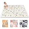 Hakuna Matte Tappeto puzzle grande per bambini, 1,8 x 1,2 m, 6 pannelli XXL, 60 x 60 cm, con motivi coriandoli - tappeto da gioco 20% più spesso in una confezione riciclabile, tappeto di risveglio non
