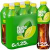 Fuze Tea, Bevanda Rinfrescante Analcolica di Té al Gusto Limone e Citronella, con Zuccheri ed Edulcorante - 6 Bottiglie da 1.25 L