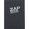Clairefontaine 3364C Quaderno Collato Zap Book - 160 Fogli Carta per Schizzi 100% riciclata - A5 14,8x21 cm 80g - copertina Nera - Pacco da 5 Quaderni