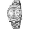 NIBOSI Orologi da uomo in acciaio inossidabile, orologi analogici al quarzo per uomini, impermeabili, orologi da business/casual, classici, con datario e indicatore del giorno, Silver White, Classico