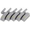 Tyenaza 10pcs LED Cerniera Interna Lampada sotto Le luci dell'Armadio luci del sensore Armadio Armadio Universale per Camera da Letto Cucina Armadio Lampada da Notte(#2)