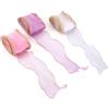 BB Beadthoven Beadthoven 3 rotoli di nastro in poliestere iridescente a coda di pesce, in 3 colori, scintillante, nastro in organza traslucido, per bouquet da sposa, imballaggio, fiocchi, ghirlande, decorazioni fai