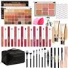 Hoorayeah Kit trucco - Set trucco per ragazze - Set regalo per donne con palette di ombretti, rossetti