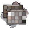 Boobeen Palette di 15 ombretti, temi colorati con glitter opachi altamente pigmentati, pigmenti pressati a lunga tenuta per look natalizi e stagionali (verde)