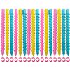 TOPWEL 18 pezzi 18,5 cm spirale capelli permanenti asta in plastica colorata lunga/media capelli barbieri parrucchieri styling arricciacapelli permanente bigodini per donne ragazze