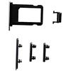 Smartex® Set Tasti Neri Laterali + Slot per SIM compatibili con iPhone X