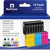 B BunToner BunToner Compatibile con Epson 604XL Cartucce per Epson XP 3200 Cartucce stampante per XP 2205 XP 4200 XP 3205 XP 4205 Workforce WF-2910 WF-2930