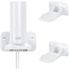 XLTTYWL Orbi WiFi 7, ABS Orbit 7, ottimizza lo spazio, compatibile con sistemi Orbi WiFi 7 Mesh e tutti i router Netgear Nighthawk Wi Fi 7 (RBEWMB-10000S) (nero, 2 pezzi)