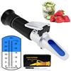 GAIN EXPRESS 2-in-1 Salinity Rifrattometro Dual Scale 0-32%, e 0-28% Salinità con ATC Cloruro di sodio in alimenti Sale Acqua marina Salamoia Frutta frutta Liquido da taglio