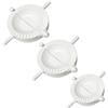 MKNZOME Set di Ravioli per Canederli, 3 Pz Manuale Cinese Canederli per Canederli Stampi per Pasticcini Gyoza Stampo Empanada Stampo per Impasti per Torta Pierogi