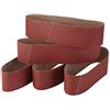 LYNKO Nastri abrasivi da 100 mm x 915 mm, grana 60/80/120/240/320, strumento per levigatrice a nastro per lavorazione del legno, lucidatura dei metalli, confezione da 5 nastri abrasivi in ossido di