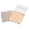 QUARKZMAN 100 Pz di Fogli di Foglia, 3.5 x 3.5 Fogli di Lamina per Lavori Artigianali Fai-da-Te, Pittura Unghie Resina Mobili Decorazione (Oro Champagne)