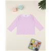 Prénatal T-shirt bimba righe rosa cuori allover