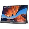 Monitor Portatile, Schermo Portatile 15.6" 1920×1080 FHD IPS per Laptop Con Cava