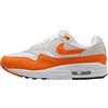 Nike Air Max 1, Scarpe da Ginnastica Donna, Neutral Grey/Safety Orange-White-Black, 38 EU