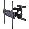 Hama Supporto Full Motion TV per LCD, XL, 229 cm (90), 75kg, VESA 800x600, 3 snodi, nero