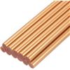 QUARKZMAN Mini Bastoncini di Colla a Caldo per Pistola Colla 11mm x 200mm Oro Metallico 12pz