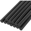 QUARKZMAN Mini Stick Colla a Caldo per Pistola Colla a Caldo 11mm x 100mm Nero 12pz