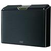 Joseph Joseph Folio Steel - Set di 4 taglieri in acciaio Folio - nero carbone, con supporto, tavole antiscivolo