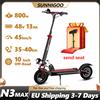 SUNNIGOO Scooter elettrico 1000W Potenza superiore 48V13Ah Batteria Sport per adulti Strada Montagna E-Scooter Pneumatici da 10 pollici Scooter pieghevole da neve