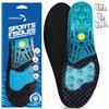 Marrdo - Solette sportive in gel di silice, ammortizzanti per le scarpe, avampiede migliora i piedi massaggianti, fascite plantare, solette sportive da corsa per uomini e donne (uomo 7,5-10)