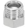 PATIKIL Adattatore per Tubo Aerografo da 1/8 a 1/4, 1 Pezzo Adattatore di trasformazione da 1/8 Bsp Femmina a 1/4 Bsp Maschio in Metallo per Compressori d'Aria