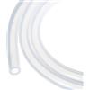 Rebower Tubo Silicone 6,6Piedi (2m) 8mm ID 11mm OD Trasparente Tubo Plastica Industriale Silicone Puro Pompa, Sifonaggio, Drenaggio, Irrigazione, Birrificazione