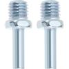 VGOL 2PCS Adattatore Per Trapano Filettatura M14 A 8mm Adattatore Per Punte A Corona Con Gambo Tondo Per Accessori Di Ricambio Per Utensili Elettrici Per Trapano Lunghezza 45mm Argento