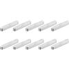 QUARKZMAN 10pz Chiave a Piuma Estremità Rotonda, 5x5x35mm Chiavette Elastiche Acciaio Inossidabile Professionale Chiavetta Parallela per Albero Trasmissione per Industria Meccanica Fissaggi