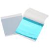 QUARKZMAN 100 Pz Fogli di Lamina 3.5 x 3.5 Fogli di Carta Azzurro Chiaro
