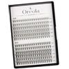 Oreola Cluster Lash Extension 10D/20D - Estensioni individuali, ricciolo 0,1D, naturale, riutilizzabile, nero, leggero, per principianti