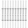 DTGN 4mm x 16mm (DxL) Rivetti Ciechi - 100pz - Ottimo per Macchinario Collegamento - 304 Inox Acciaio Cupola Terminale Rivetto