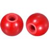 QUARKZMAN 6pz Pomelli Sfera Filettati, M8 Manopola Sfera Termoindurente Fenolico Filettatura Femmina, Dia 25 Mm, Maniglie Sfera per Funzionamento Rotondo, per Maniglia Leva Macchina, Rosso