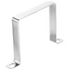 QUARKZMAN 1pz Morsetto a Sella a U, 100x100mm Fascette Stringitubo in Acciaio Inossidabile 304 Morsetti per Tubi per Porta Battente Chiusa Supporto Barra per Fissare Condutture Cavi