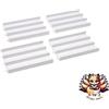 Tamiya NUOVO Tamiya Mini 4WD Japan Cup Junior Circuit Straight White Set di 4 (69574)