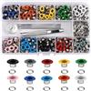 Zyren 300 Pezzi Occhielli Metallici 5mm Occhielli per Tessuti, Colorati Occhiello Strumento Kit, Occhielli per Borse, 10 Colori Occhielli Grommet Rondelle per Scarpe Vestiti Cintura Etichetta Borsa Tessuto